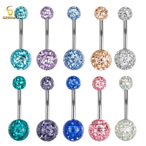 ball belly button rings|Amazon.com: High Quality Belly Button Rings.